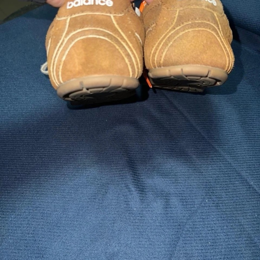 Miu Miu Brown Suede Sneakers with Contrast Laces - Picture 8 of 9